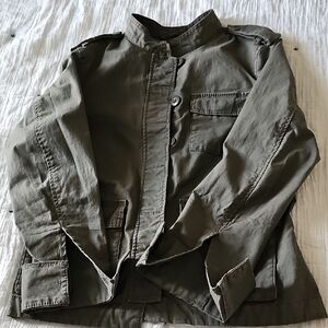 Men's Olive Green Military Jacket